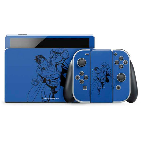 DC Comics Superman Comic Pop Nintendo Switch OLED (2021) Skin